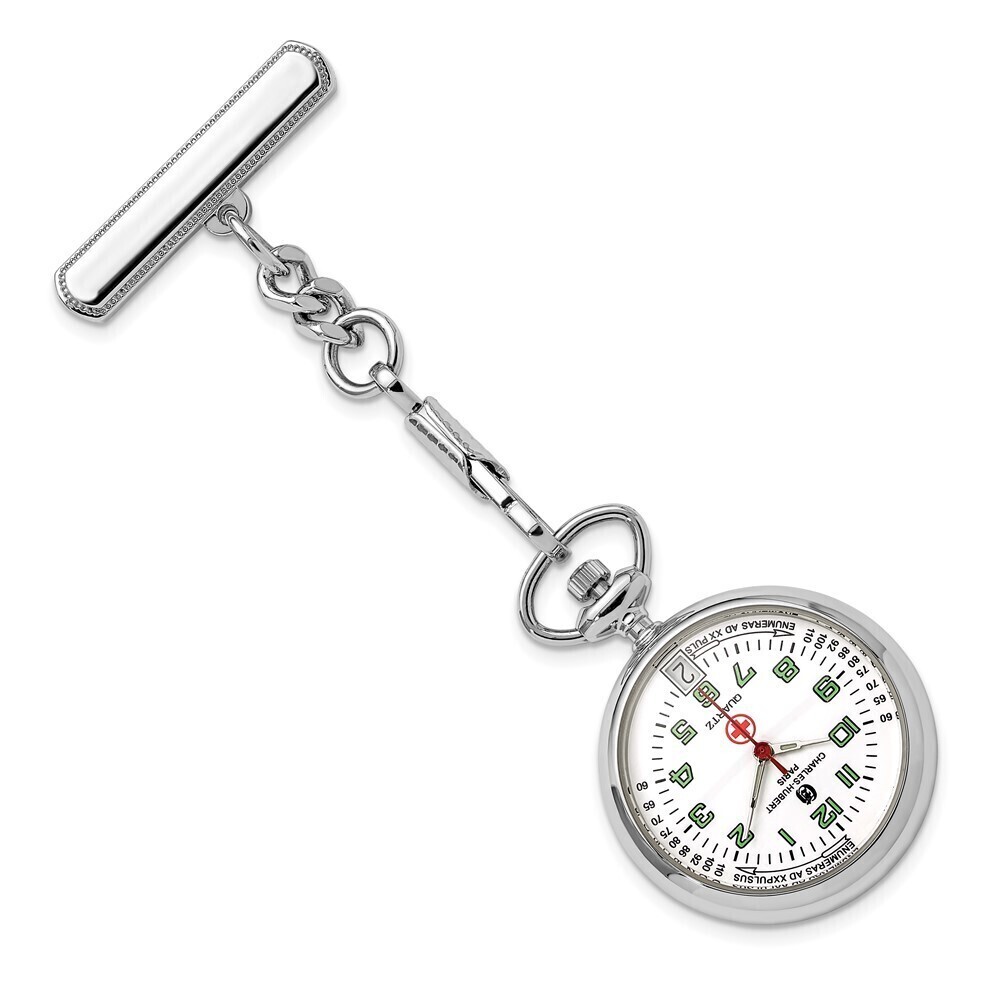 Kazi Luxury Charles Hubert White Dial Pin Nurse Watch